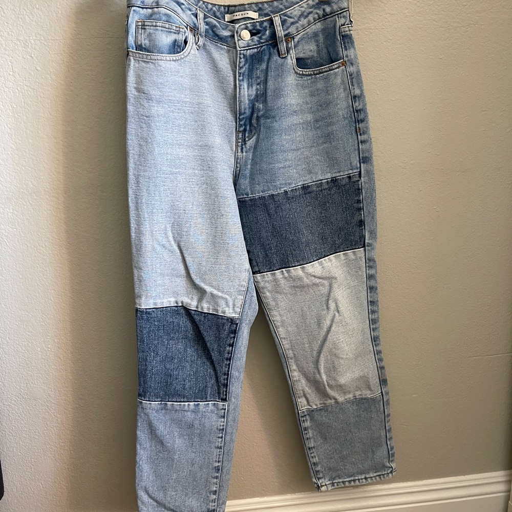 PacSun Eco Patchwork Boyfriend Jeans